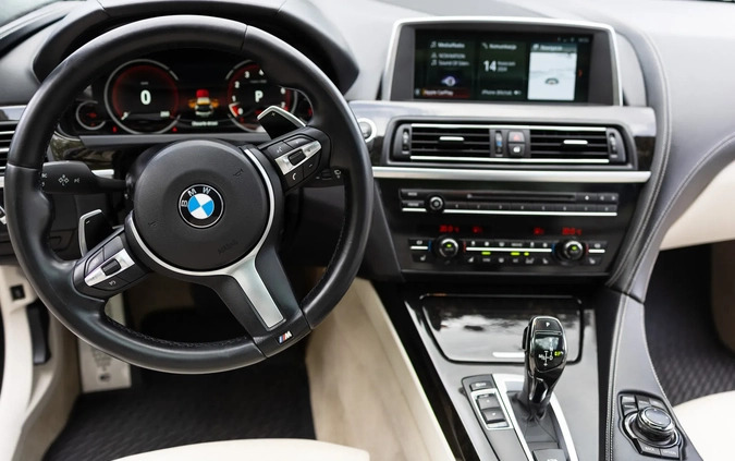 BMW Seria 6 cena 124800 przebieg: 126250, rok produkcji 2014 z Rydułtowy małe 742